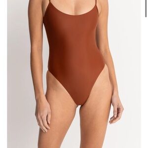Rhythm Terracotta One-Piece Swimsuit